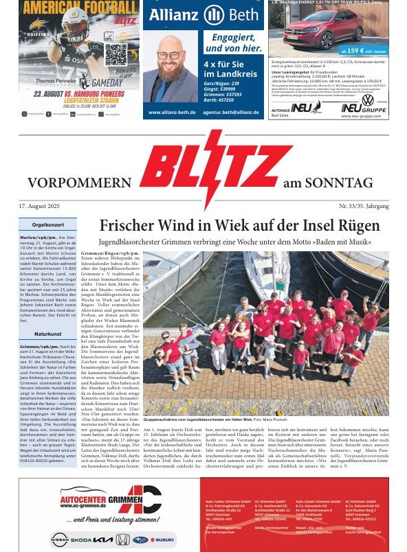 Der Darßer Magazin-Cover Der Darßer